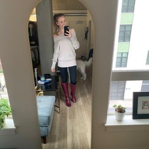 Express Off Shoulder Tunic Sweater - Small